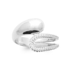 BAGUE ARGENT 925 RHODIE OZ