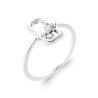 BAGUE ARGENT 925 RHODIE OZ