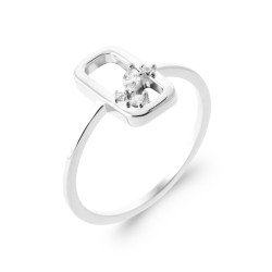 BAGUE ARGENT 925 RHODIE OZ