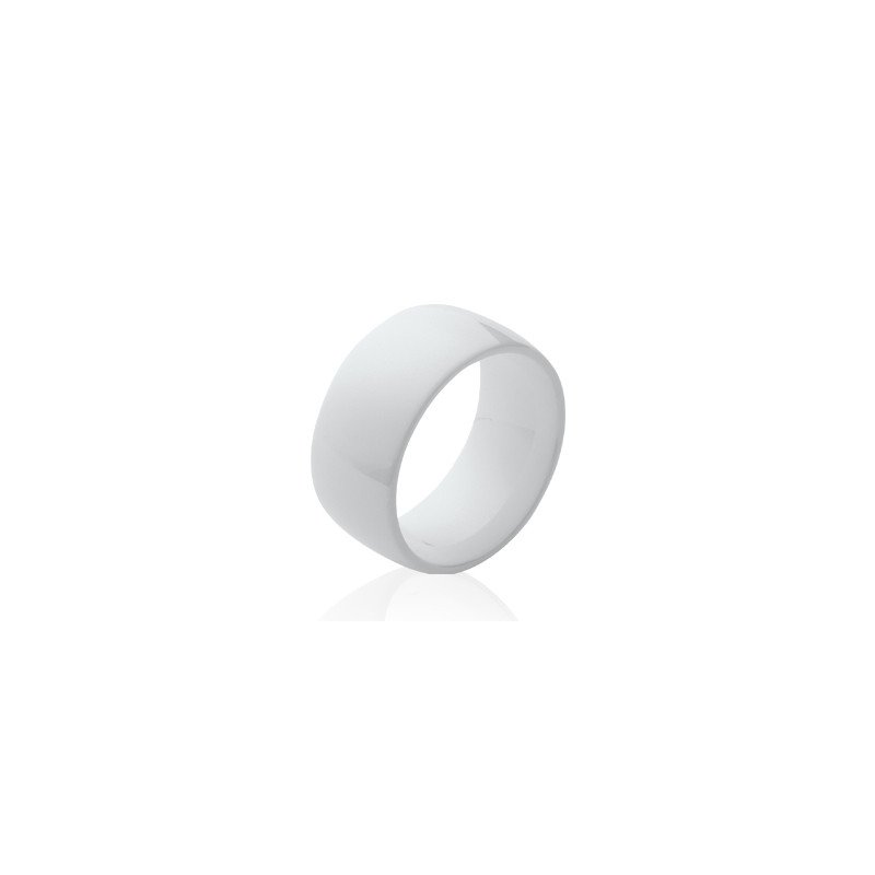 Bague Céramique Blanche - Élégance Moderne | Kara Bijoux