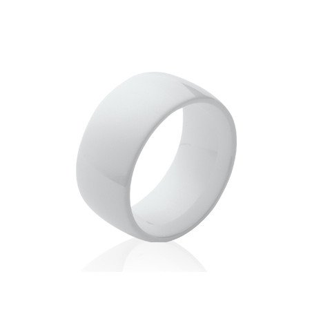 Bague Céramique Blanche - Élégance Moderne | Kara Bijoux