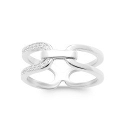 BAGUE ARGENT 925 RHODIE OZ