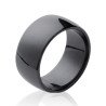 Bague Large en Céramique Noire - Design Moderne | Kara Bijoux
