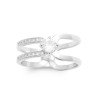 BAGUE ARGENT 925 RHODIE OZ