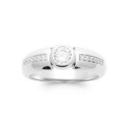 BAGUE ARGENT 925 RHODIE OZ