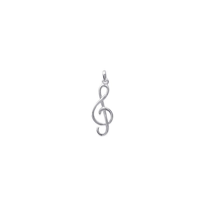 Pendentif Clé de Sol Argent 925 - Bijou Musical | Kara Bijoux