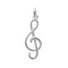 Pendentif Clé de Sol Argent 925 - Bijou Musical | Kara Bijoux