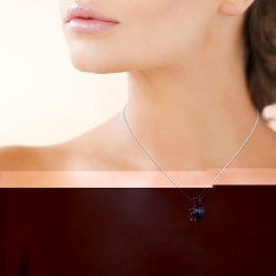 Pendentif Cœur Brillant Argent 925 - Bijoux Élégants