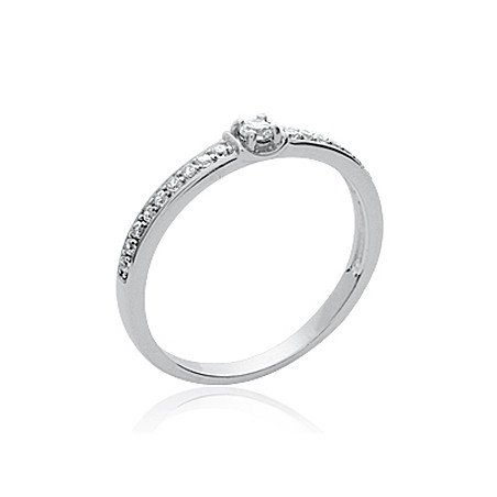 Bague Argent 925 Rhodié Oxydes de Zirconium | Kara Bijoux