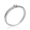 Bague Argent 925 Rhodié Oxydes de Zirconium | Kara Bijoux