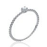 Bague Perlée Argent Rhodié & Oxyde de Zirconium | Kara Bijoux