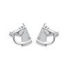 Boucles d'Oreilles Tête de Cheval - Argent 925 | Kara Bijoux