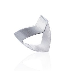 Bague Argent 925 Géométrique Brossé - Kara Bijoux
