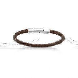 BRACELET ACIER CUIR