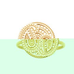 BAGUE PL-OR 750 3MIC