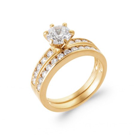 BAGUE PL-OR 750 3MIC OZ