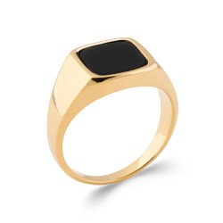 BAGUE PL-OR 750 3MIC IMIT ONYX