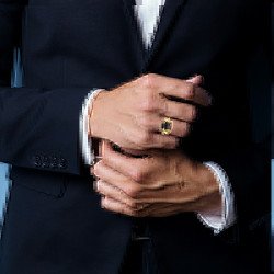 BAGUE PL-OR 750 3MIC IMIT ONYX