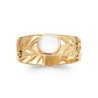 BAGUE PL-OR 750 3MIC NACRE