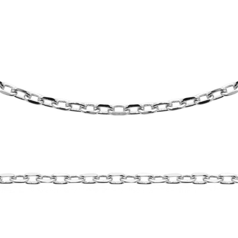 Sautoir Maille Forçat Argent 925 - Élégance Intemporelle