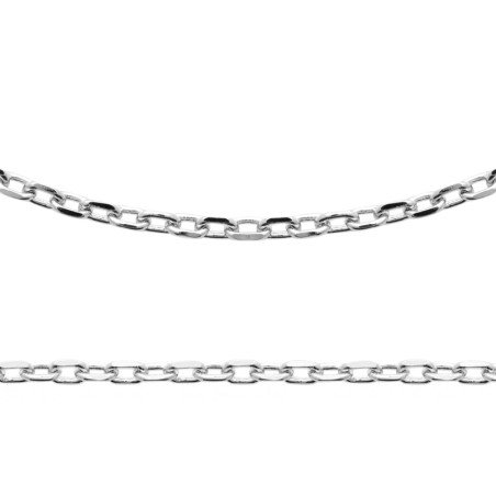 Sautoir Maille Forçat Argent 925 - Élégance Intemporelle