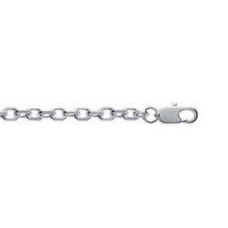 Chaîne Maille Forçat Ronde Argent 925 - Kara Bijoux
