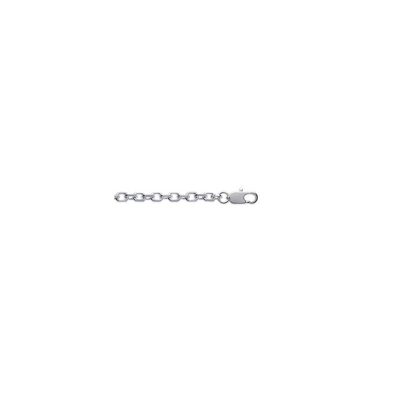 Chaîne Maille Forçat Ronde Argent 925 - Kara Bijoux