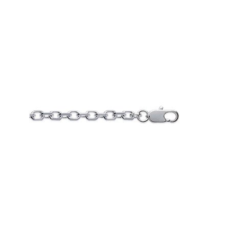 Chaîne Maille Forçat Ronde Argent 925 - Kara Bijoux