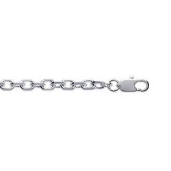Chaîne Maille Forçat Ovale Argent 925 | Kara Bijoux