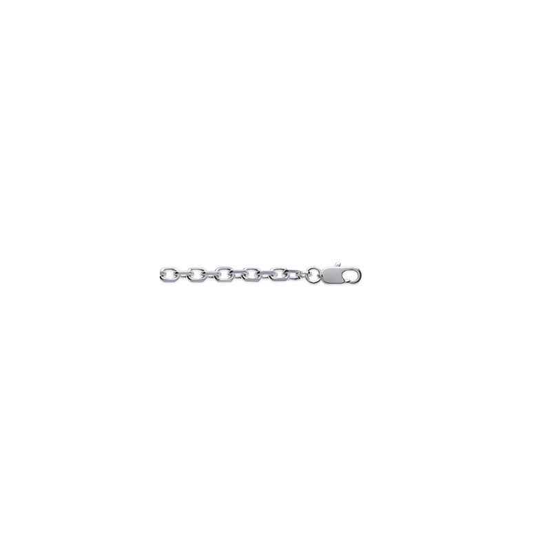 Chaîne Maille Forçat Ovale Argent 925 | Kara Bijoux