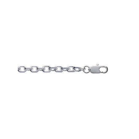 Chaîne Maille Forçat Ovale Argent 925 | Kara Bijoux