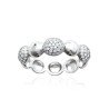 Bague Argent Rhodié Oxydes de Zirconium - Kara Bijoux