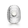 Bague Dentelle Argent Rhodié & Pierre de Lune - Kara Bijoux