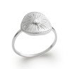 Bague Solstice Argent 925 Rhodié avec Détail Scintillant