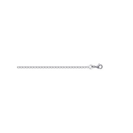 Chaîne Maille Ovale Argent 925 - Élégance Intemporelle