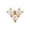 PIERCING PL-OR 750  TIGE TITANE 3MIC OZ
