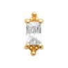 PIERCING PL-OR 750  TIGE TITANE 3MIC OZ