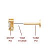 PIERCING PL-OR 750  TIGE TITANE 3MIC OZ