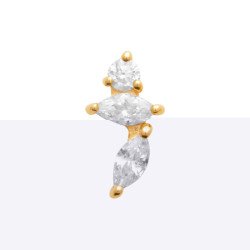PIERCING PL-OR 750  TIGE TITANE 3MIC OZ