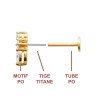 PIERCING PL-OR 750  TIGE TITANE 3MIC OZ