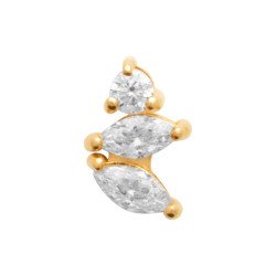 PIERCING PL-OR 750  TIGE TITANE 3MIC OZ