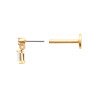 PIERCING PL-OR TIGE TITANE  750 3MIC OZ