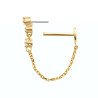 PIERCING PL-OR TIGE TITANE 750 3MIC OZ