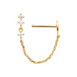 PIERCING PL-OR TIGE TITANE 750 3MIC OZ