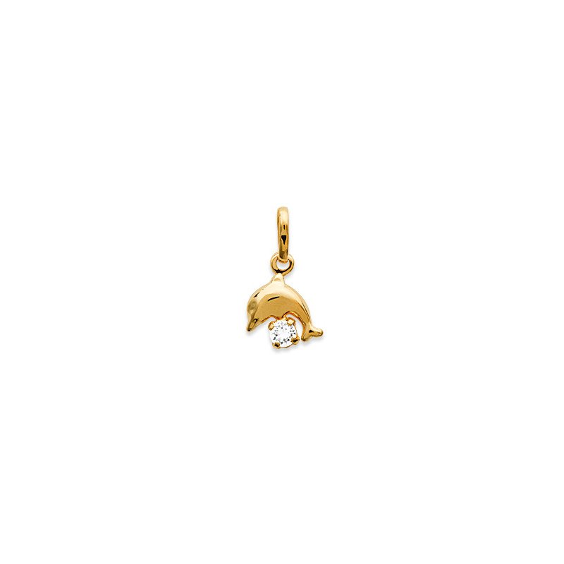 PENDENTIF PL-OR 750 3MIC CRISTAL
